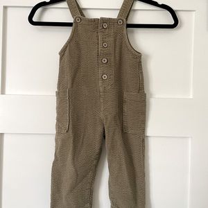 Zara tan overalls
